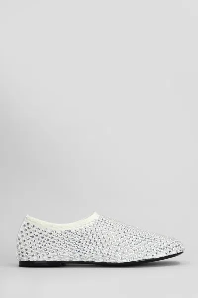 Strategia Ballet Flats In White Leather