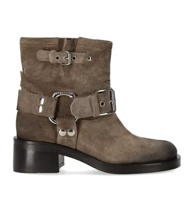 STRATEGIA STRATEGIA BEIGE BIKER BOOT