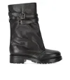 Strategia Black Biker Boot In Black