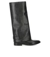 Strategia Black Gaiter Boot In Black