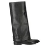 Strategia Black Gaiter Boot In Black
