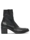 Strategia Black Rubber Ankle Boots In Black