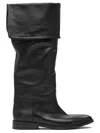 Strategia Brown Rubber Boots In Black