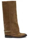 Strategia Brown Rubber Boots In Brown