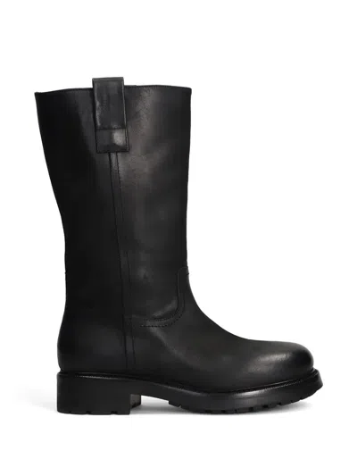 Strategia Boots Leather Black "boston"