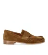 Strategia Cognac Suede Loafer