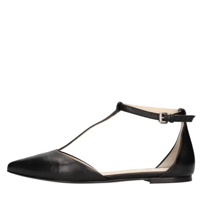 Strategia Flat Shoes Black In Nero Neri E Grigi