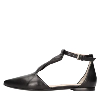 Strategia Flat Shoes Black In Nero Neri E Grigi