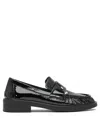 Strategia Brown Rubber Sandals In Black
