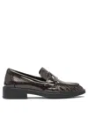 Strategia Brown Rubber Sandals In Brown