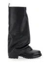 Strategia Black Gaiter Boot In Black