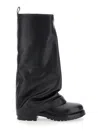 Strategia Black Gaiter Boot In Black