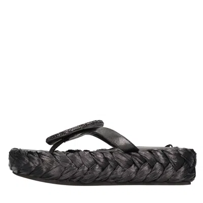 Strategia Sandals Black In Nero Neri E Grigi
