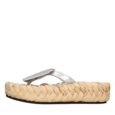 Strategia Sandals Silver In Argento Metallici E Grigi
