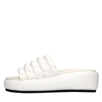 Strategia Sandals White In Bianco Chiari E Naturali