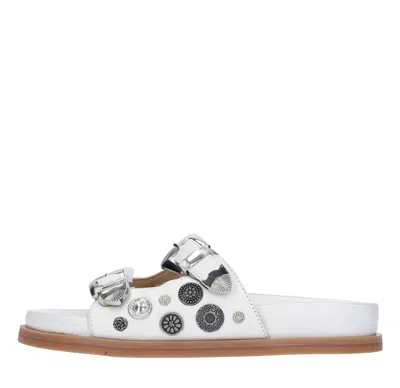 Strategia Sandals White In Bianco Chiari E Naturali