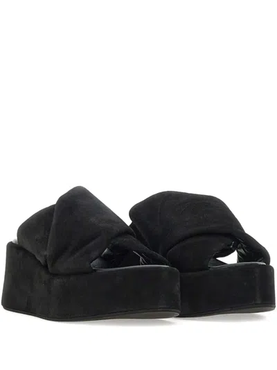 Strategia Shoes 70mm Velour Sandals