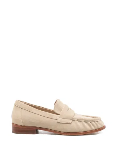 Strategia Shoes Penny Suede Loafers In Multi