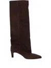 Strategia Shoes Pointed Joelle Boots In Brown