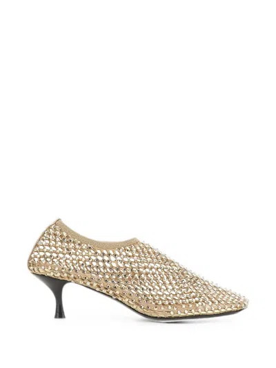 Strategia Shoes Rhinestone-embellished Pumps In Neutral