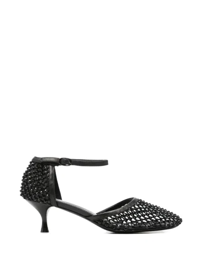 Strategia Shoes Strass-embellished Pumps In Black