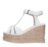 Strategia With Heel White In Bianco Chiari E Naturali