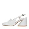 Strategia With Heel White In Bianco Chiari E Naturali
