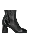 Strategia Black Heeled Ankle Boot In Black