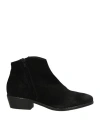 Strategia Woman Ankle Boots Black Size 7.5 Leather