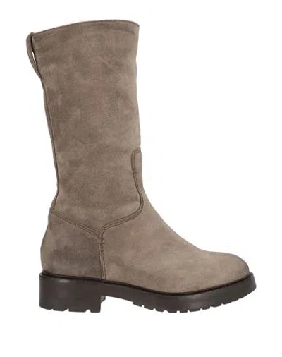 Strategia Woman Boot Apricot Size 8 Leather In Orange