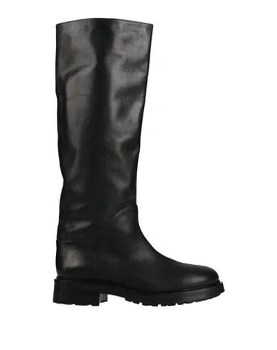 Strategia Woman Boot Black Size 11 Leather