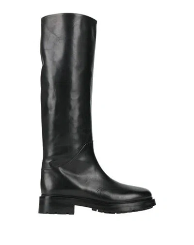 Strategia Woman Knee Boots Black Size 10 Soft Leather