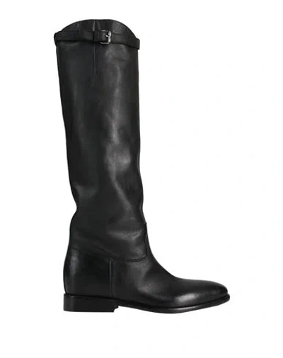 Strategia Woman Boot Black Size 7.5 Leather