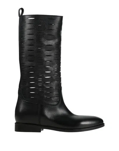 Strategia Woman Boot Black Size 9 Leather