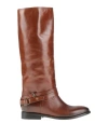 Strategia Woman Boot Tan Size 8 Leather