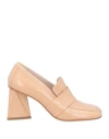 Strategia Woman Loafers Beige Size 11 Soft Leather In Beige
