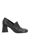 Strategia Woman Loafers Black Size 8 Soft Leather In Black