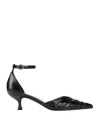 Strategia Woman Pumps Black Size 8 Leather