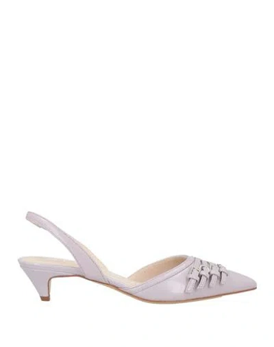 Strategia Woman Pumps Lilac Size 6.5 Soft Leather In Purple