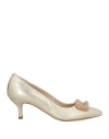 Strategia Woman Pumps Platinum Size 5.5 Leather