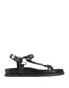 Strategia Sandals In Black