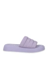 Strategia Woman Sandals Lilac Size 8 Leather In Purple