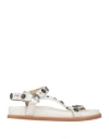 Strategia Woman Sandals White Size 8 Soft Leather In White
