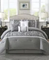 Stratford Park Elena 7-piece Comforter Set, King In Grey