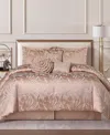 Stratford Park Alameda Floral 7-pc. Comforter Set, Queen In Blush