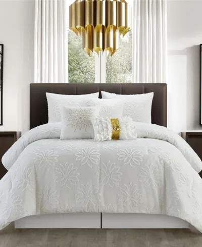 Stratford Park Allen 7-piece Comforter Set, King In White