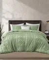 Stratford Park Aluma Geometric 3-pc. Comforter Set, Twin In Green