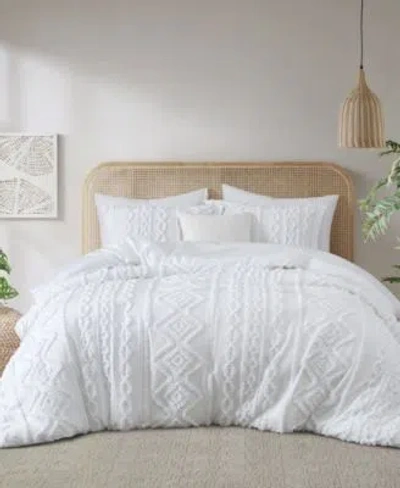 Stratford Park Aluma Geometric Comforter Sets In White