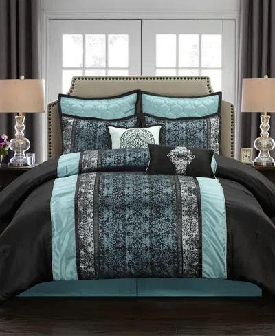 Stratford Park Arabesque 8-piece Comforter Set, Queen In Multi