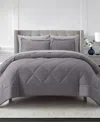 Stratford Park Arelia Geometric 7-pc. Comforter Set, Full In Purple